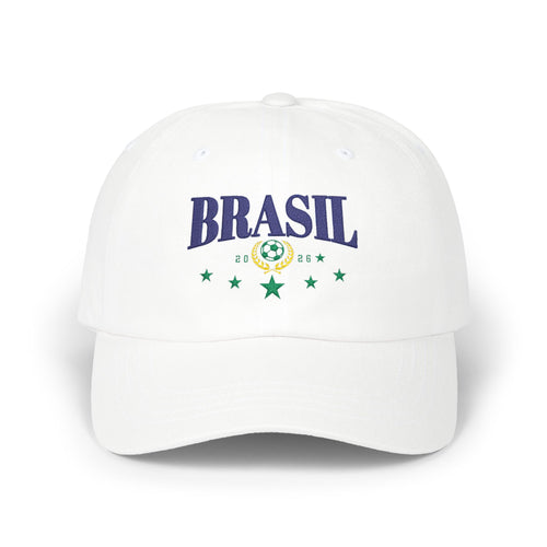 Boné Brasil Hexa 2026 - Branco