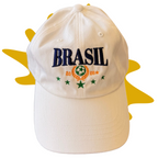 Boné Brasil Hexa 2026 - Branco
